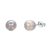Vissen Freshwater Small Pearl Earrings Studs For Women Dainty Silver Pierced Earrings Trendy Jewelry