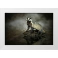 thumbnail image 1 of Visser, Michiel 18x13 White Modern Wood Framed Museum Art Print Titled - European Badger, 1 of 4