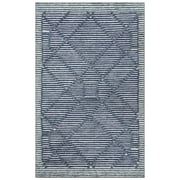 Vista Blue 7'9"X9'9" Tufted Recycled Polyester Rug