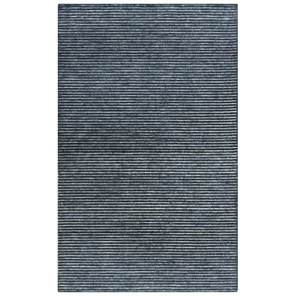 Vista Blue 7'9"X9'9" Tufted Recycled Polyester Rug