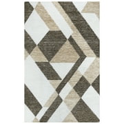 Vista Brown 7'9"X9'9" Tufted Recycled Polyester Rug