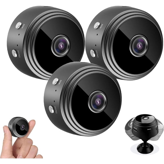 Vista Focus Security Camera, Secret Scope Camera Elon Musk, The Secret Scope Smart Security Mini Wireless Cameras with Audio (3pcs)