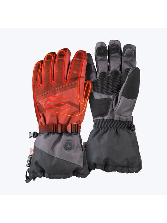 Vista Heated Gloves for Men and Women, PrimaLoft Gold Insulation, Hipora Membrane, 7.4V Battery, 4 Heat Levels