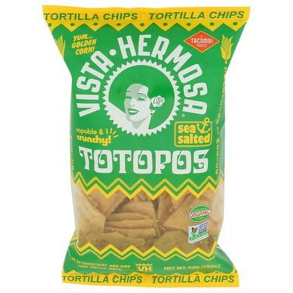 Vista Hermosa Corn Tortilla Chips 9 oz (Pack of 9)