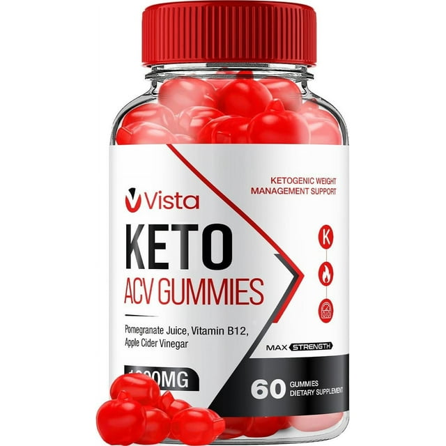 Vista Keto ACV Gummies Weight Loss Supplement with B12, Beet Root
