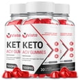 thumbnail image 1 of Vista Keto ACV Gummies, Vista Keto Gummies, Dietary Supplement (3 Pack), 1 of 6
