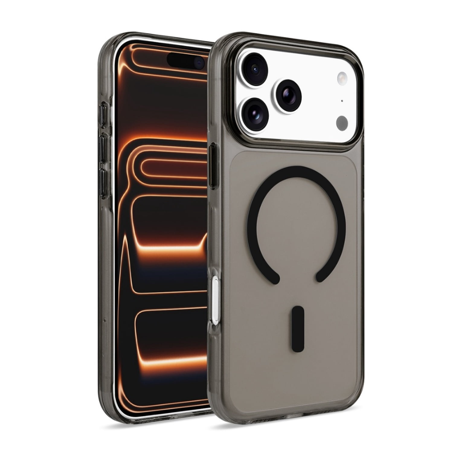 Vista Magnetic Clear Shield Case with MagSafe Support for iPhone 17 Pro - Black