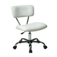 thumbnail image 1 of Vista Task Office Chair in White Vinyl by OSP Home Furnishings, 1 of 4