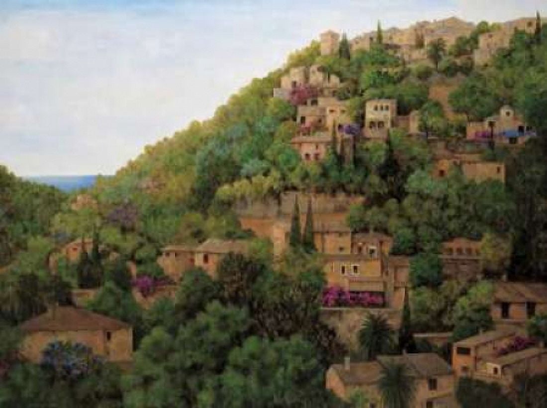 Vista de Deia Canvas Art - Montserrat Masdeu (22 x 28)