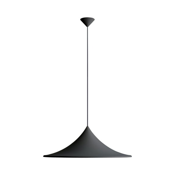 Golden Lighting Vistara 1-light 28in Pendant in Sand Black