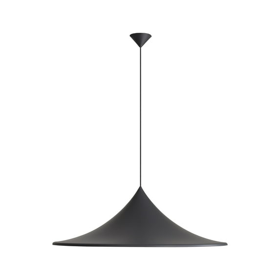 Golden Lighting Vistara 1-light 35in Pendant in Sand Black