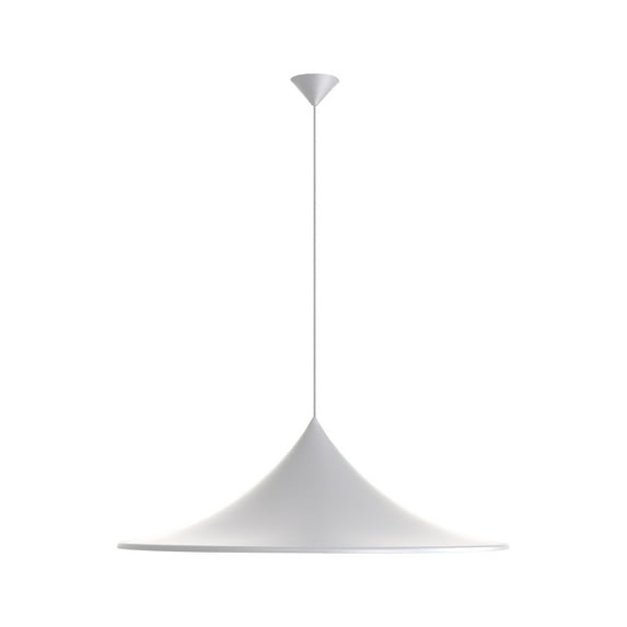 Golden Lighting Vistara 1-light 35in Pendant in Sand White