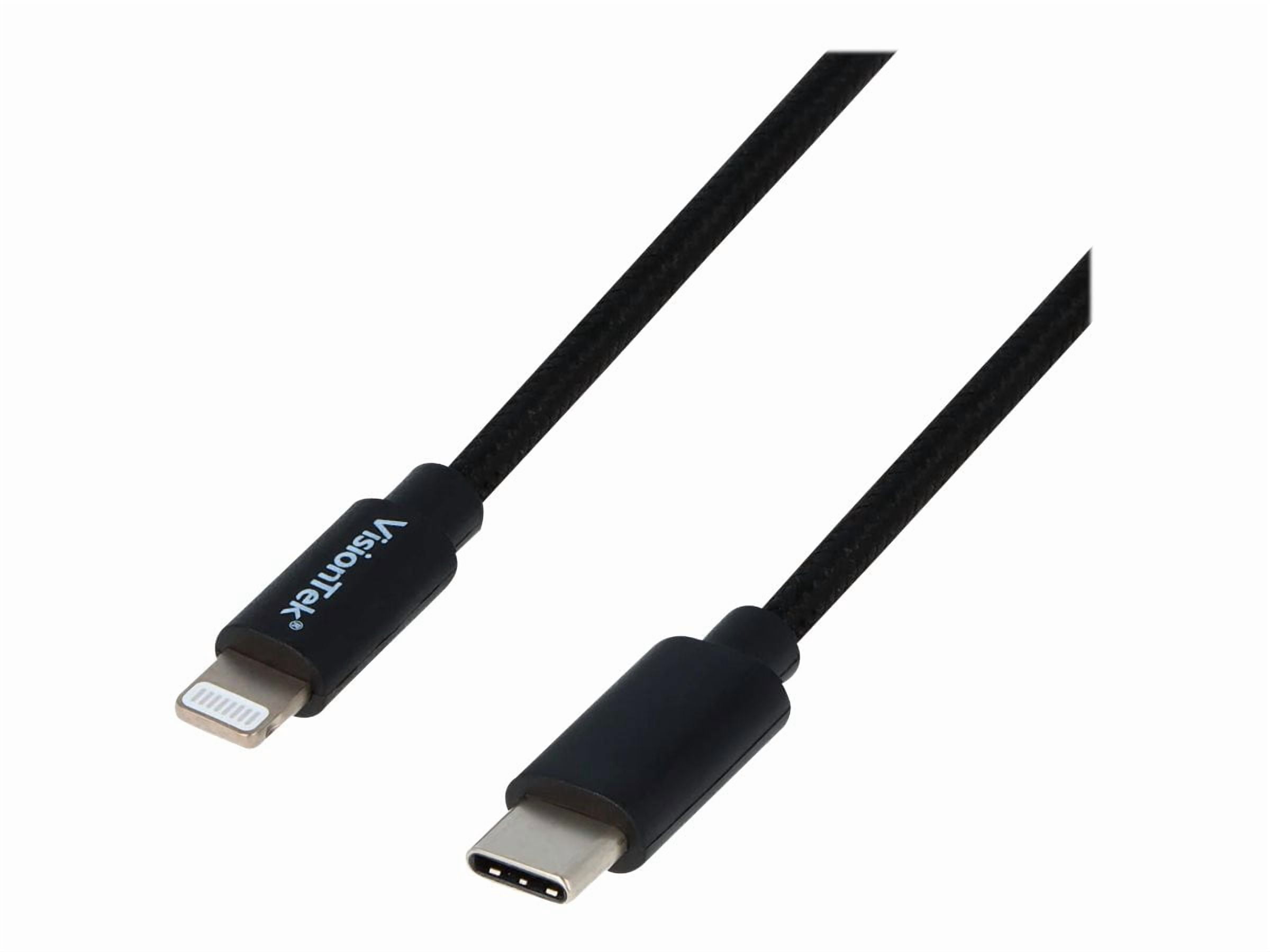 Vistiontek USB-C To Lightning 2M Black - Walmart Business Supplies