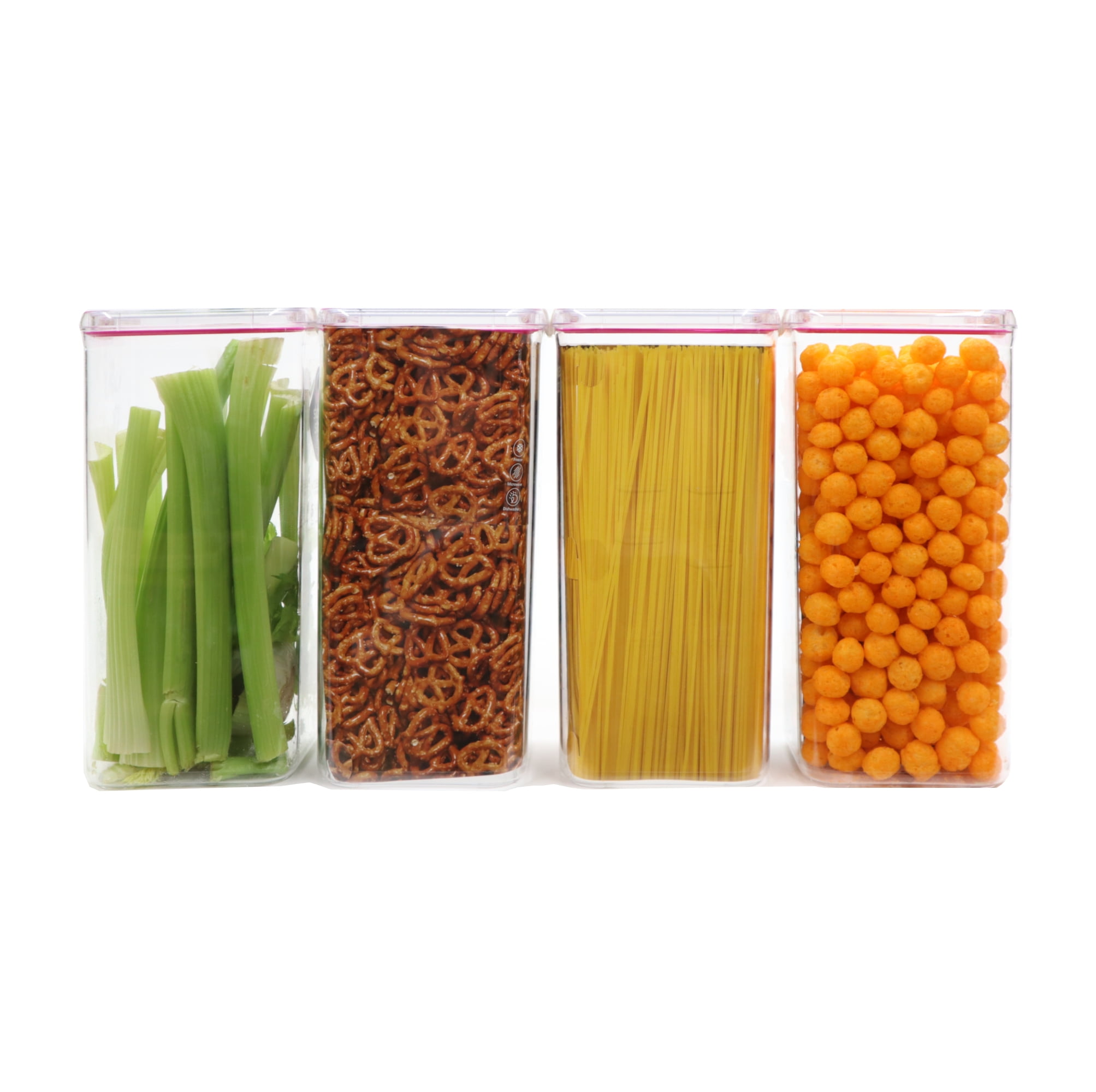 Visto™ Food Storage Container Set, 5.71 Quart Size, 4 Containers Plus