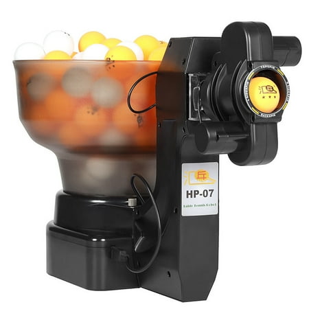 Vistreck Table Tennis Robot Ping Pong Ball Machine Serves 40mm Regulation Ping Pong Balls Automatic Table Tennis Machine for Training Solo Trainer