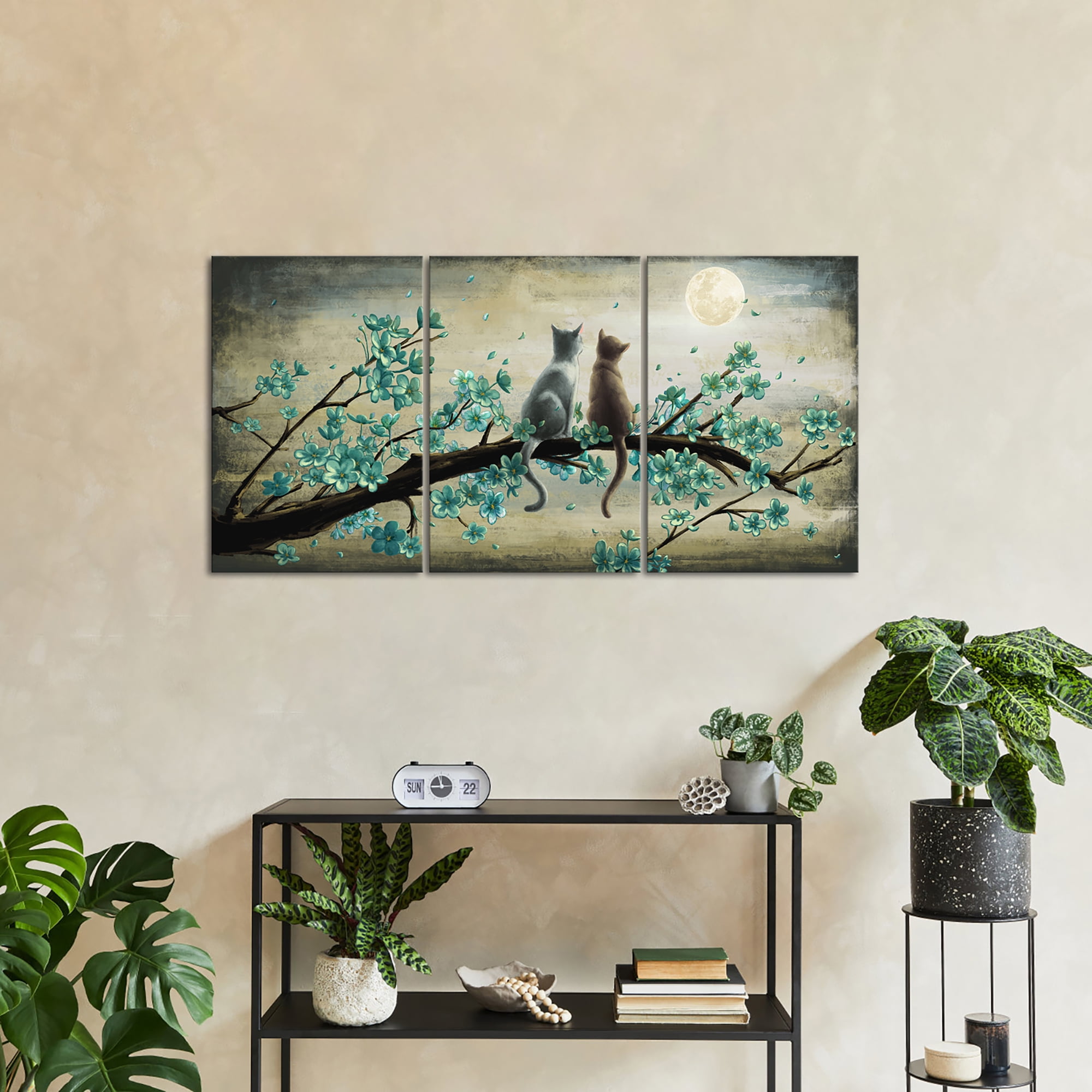 Visual Art Decor 3 Piece 16x24 inch Framed Animal Wall Art Clearance