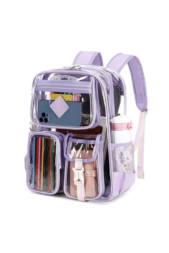 Visual Backpacks Large Capacity Travel Backpacks Clear Rucksack Casual Daypacks