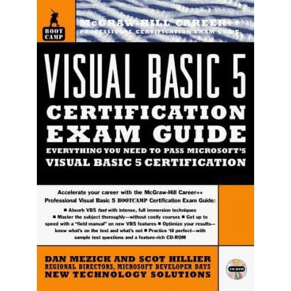 Pre-Owned Visual Basic 5 Bootcamp : Everything You Need to Pass Microsoft's Visual Basic 5 Certification 9780079136718 Used