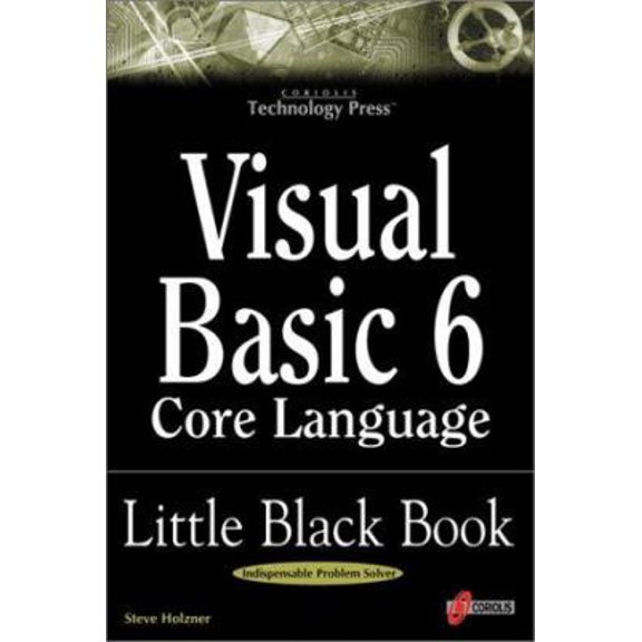 Pre-Owned Visual Basic 6 Core Language Little Black Book (Paperback) 1576103900 9781576103906