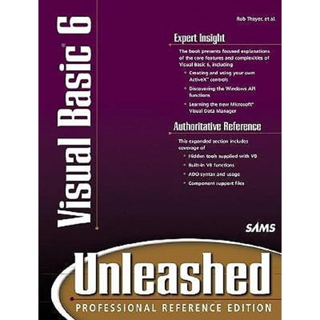 Pre-Owned Visual Basic 6: Unleashed : Professional Reference 9780672315084 0672315084 Hardcover