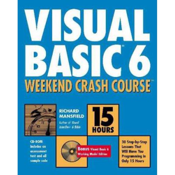 Pre-Owned Visual Basic 6 Weekend Crash Course (Paperback) 0764546791 9780764546792