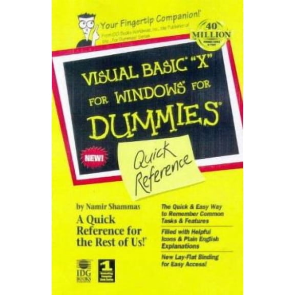 Pre-Owned Visual Basic 6 for Dummies: Quick Reference (Paperback) 0764503715 9780764503719