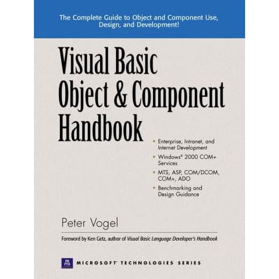 Pre-Owned Visual Basic Object and Component Handbook (Paperback) by Peter Vogel