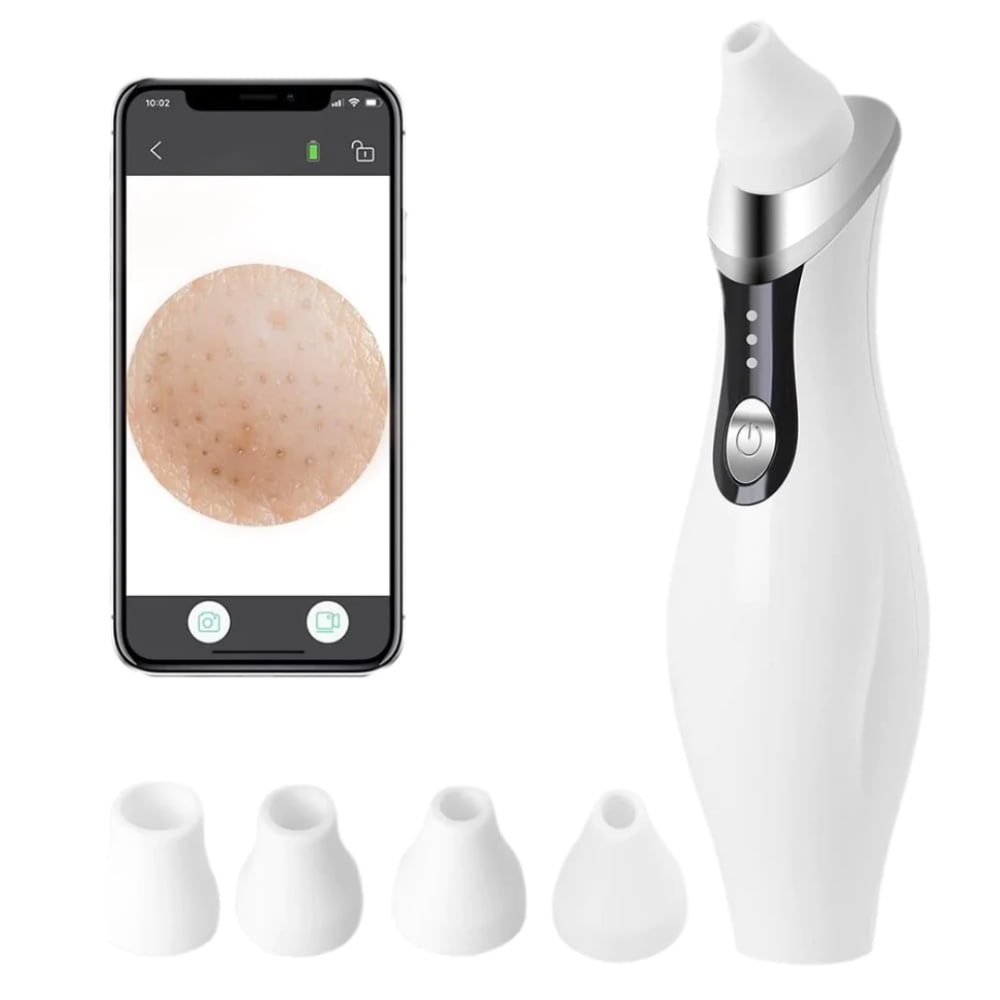 Visual Blackhead Remover Vacuum, Facial Suction Pore Cleaner, Electric