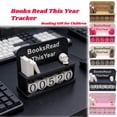 thumbnail image 1 of Visual Books Read Tracker for Reading Challenge, Manual Counter Sign for Bookshelf Decor, Durable ABS 3D Printed Bookish Accessories, Literary Gift for Readers and Students, 1 of 9