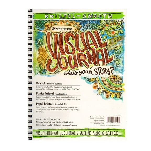 Visual Bristol Journals 9 in. x 12 in., smooth, 28 sheets (pack of 2)