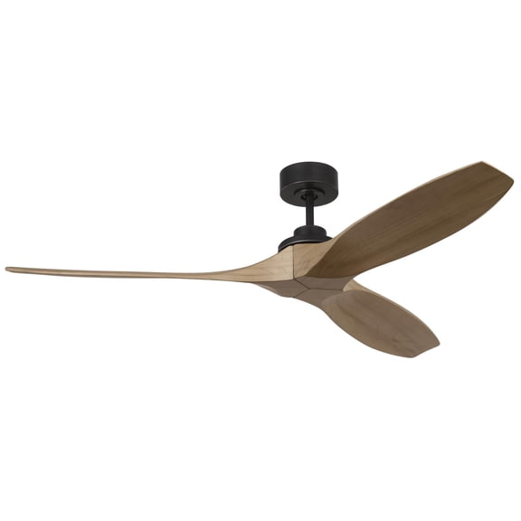 Visual Comfort and Co. 60" Visual Comfort Collins Midnight Black Outdoor Smart Ceiling Fan