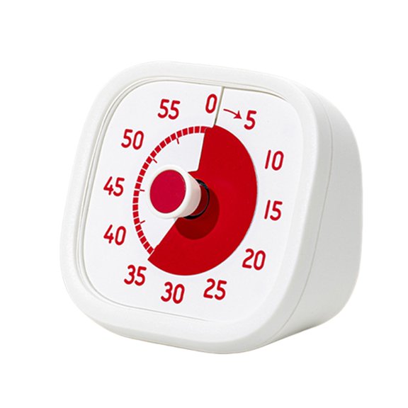 Visual Countdowns Timer With High Accuracy For Kitchen Study And Exercise Time Tracking 60-Minutes Timer