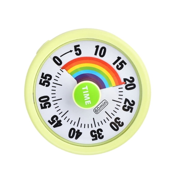 Visual Desktop Timer Rotary Control Time Management Tool For Kitchen Office Gym