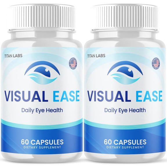 Visual Ease Advanced Formula Eye Health Supplement Pills for Vision Care VisualEase 120 Capsules