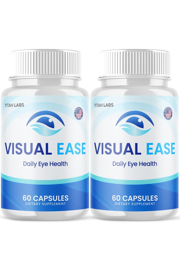 Visual Ease Advanced Formula Eye Health Supplement Pills for Vision Care VisualEase 120 Capsules