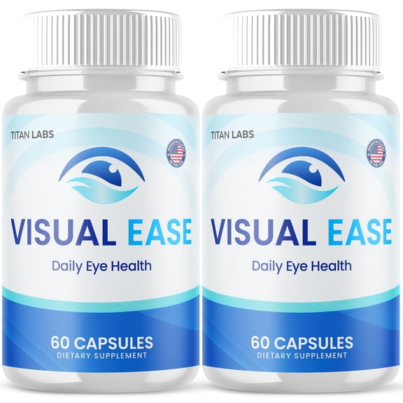 Visual Ease Advanced Formula Eye Health Supplement Pills for Vision Care VisualEase 120 Capsules