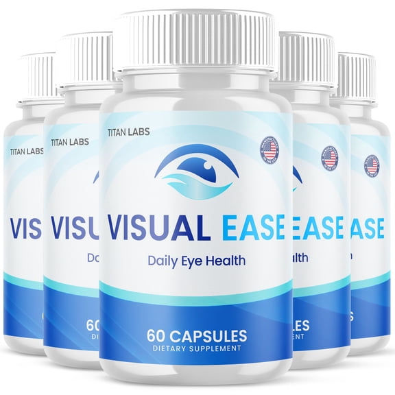 Visual Ease Advanced Formula Eye Health Supplement Pills for Vision Care VisualEase 300 Capsules