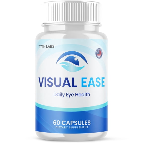 Visual Ease Advanced Formula Eye Health Supplement Pills for Vision Care VisualEase 60 Capsules