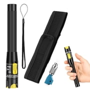 Visual Fault Locator 50km, Fiber Optic Tester 50mW High Power Red Light Pen with 2.5mm Universal Connector for FC/ST/SC, VFL Fiber Cable Tester Kit with Carrying Case for Telecom/CATV 50km