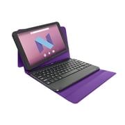 Visual Land 10.1" IPS Quad Core [2-In-1] Tablet 16GB includes Designer Docking Keyboard Case with Android 7.0 Nougat