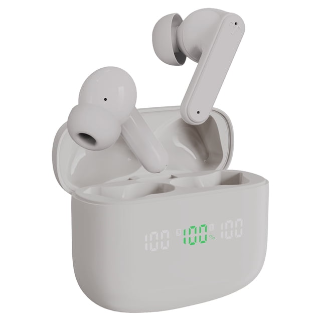 Visual Land SOUNDWAVE A1 Essential Active Noise Cancelling Earbuds, 50H Total Playtime (2024 Model)