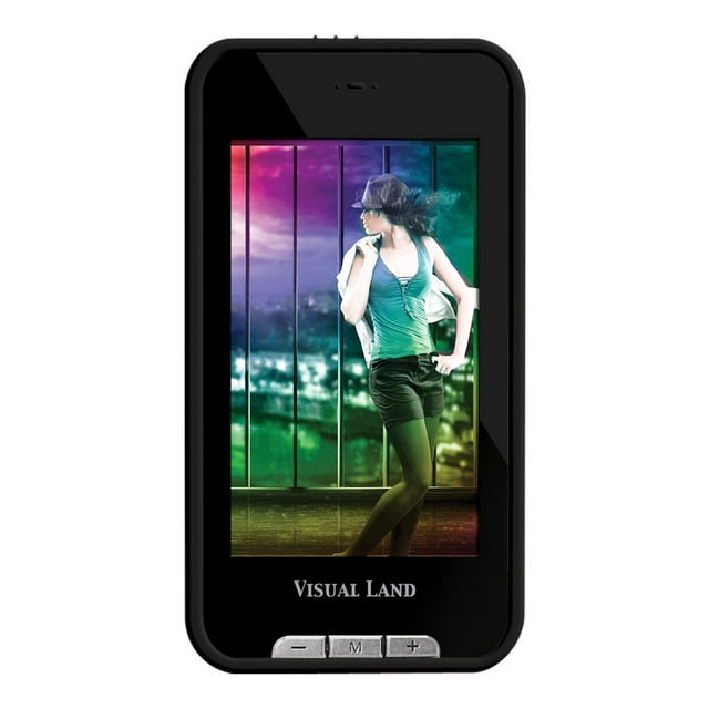 Visual Land V-Touch Pro 4GB Flash Portable Media Player, Black