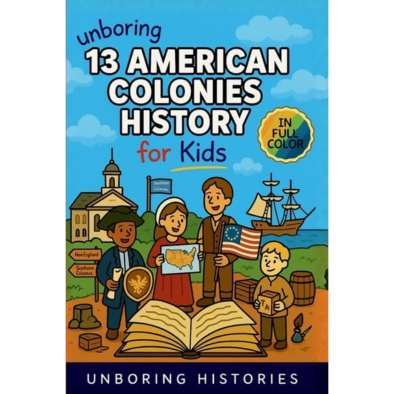 A Visual Learning Guide to American Hist Unboring 13 American Colonies History for Kids: Funny, Interesting, Concise Guide to the 13 Colonies, Colonial Life, and, Book 13, (Paperback)