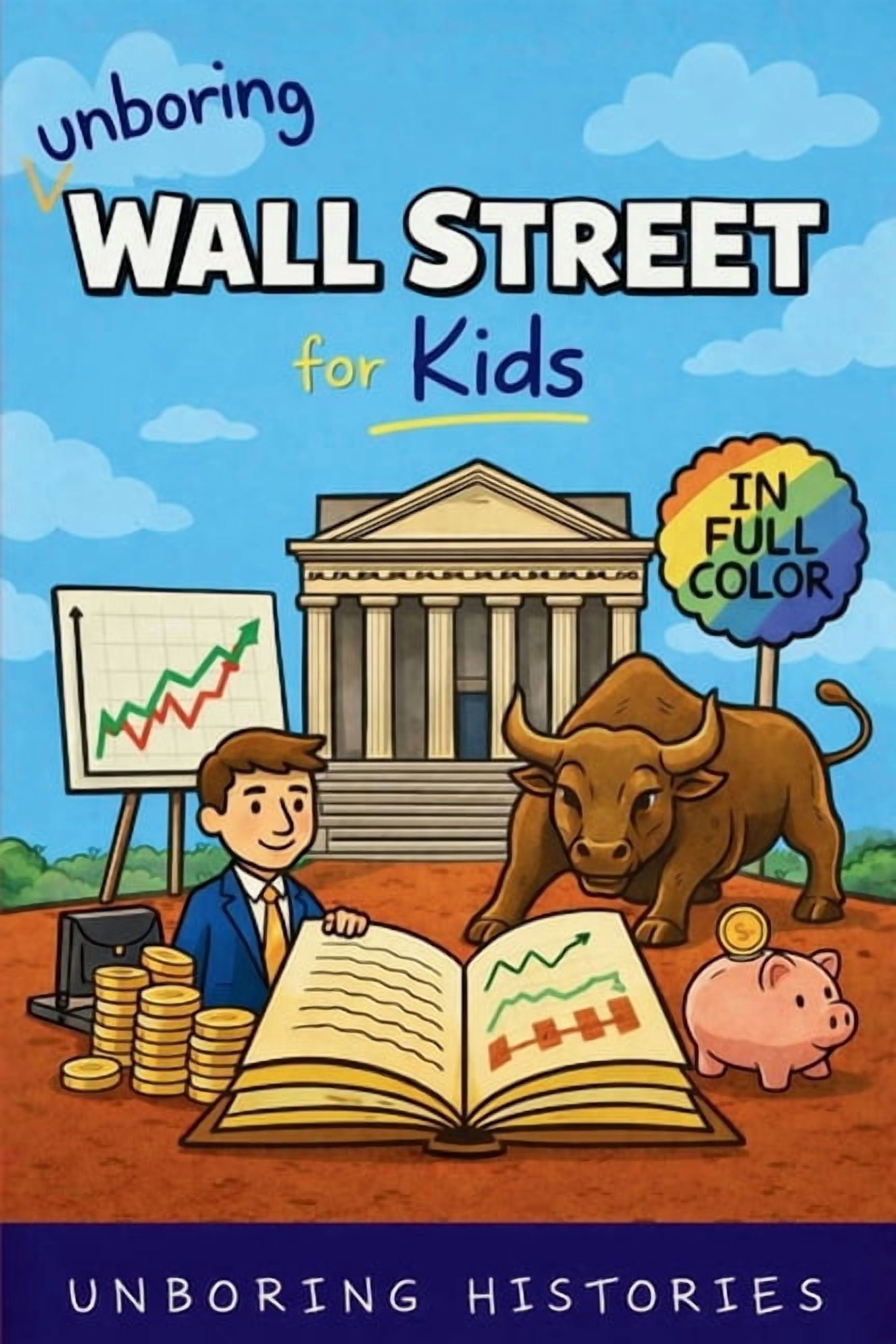 A Visual Learning Guide to American Hist Unboring Wall Street for Kids: Funny, Interesting, Concise Guide to the Wall Street, Money, Investing, and Wild True Sto, Book 15, (Paperback)