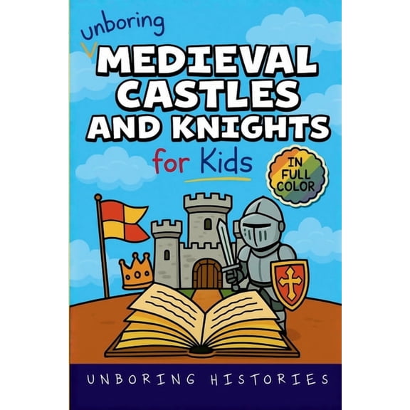 A Visual Learning Guide to Medieval & Re Unboring Medieval Castles and Knights for Kids: Funny, Interesting, Concise Guide to Fortresses, Jousts, and Knightly Qu, Book 1, (Paperback)