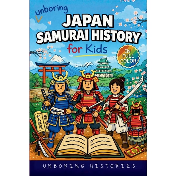 A Visual Learning Guide to World History Unboring Japan Samurai History for Kids: Funny, Interesting, Concise Guide to Samurai, Battles, and the Wild Stories of , Book 3, (Paperback)