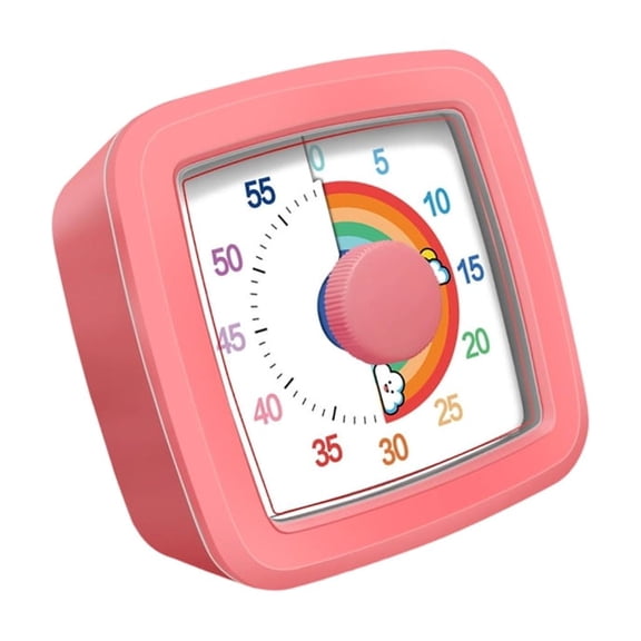 Visual Learning Timers Rainbows Color Mechanical Kids Time Management Tool