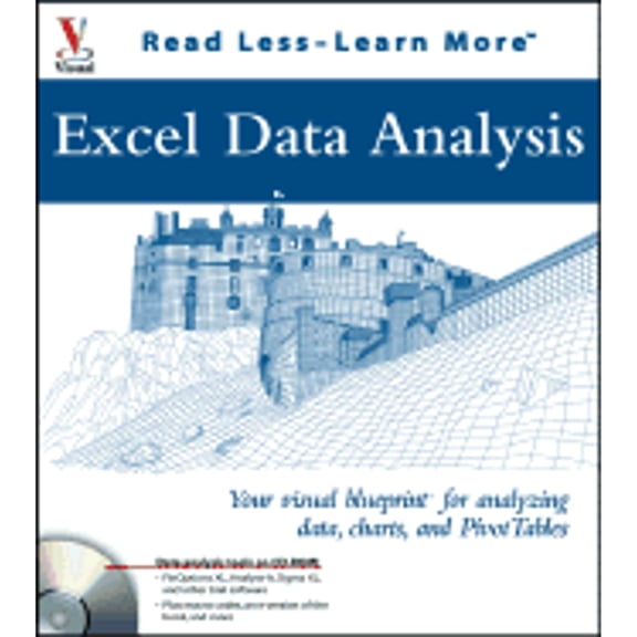 Pre-Owned Excel Data Analysis: Your Visual Blueprintfor Analyzing Data, Charts, and Pivottables (Paperback) 0764537547 9780764537547