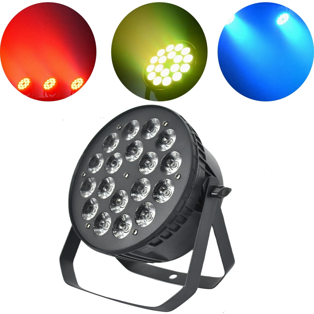 Visual Show 180W LED Par Light Indoor DJ Stage Effect Light RGBWAUV 6in1 Color Mixing DMX Control Holiday Light for Party Show