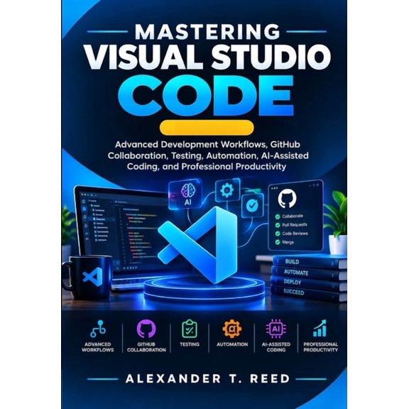 The Visual Studio Code Developer Mastering Visual Studio Code: Advanced Development Workflows, GitHub Collaboration, Testing, Automation, AI-Assisted Cod, Book 2, (Paperback)